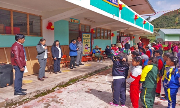 Se realizó el Buen Inicio del Año Escolar-2024 en la I.E. N° 55008  “Antonio Centeno Zela” de Huaquirca - Antabamba